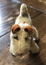Vintage Steiff Mohair Dog Foxy Fox Terrier