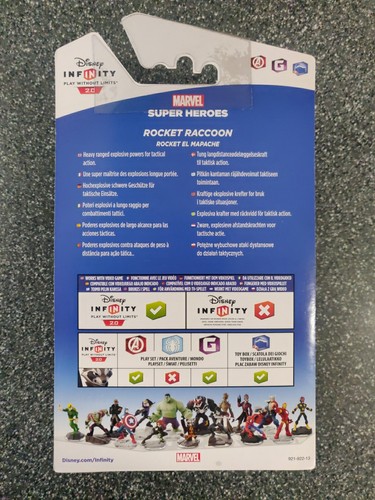 Disney Infinity 2.0 - Marvel Super Heroes Rocket Raccoon SEALED - Picture 2 of 2