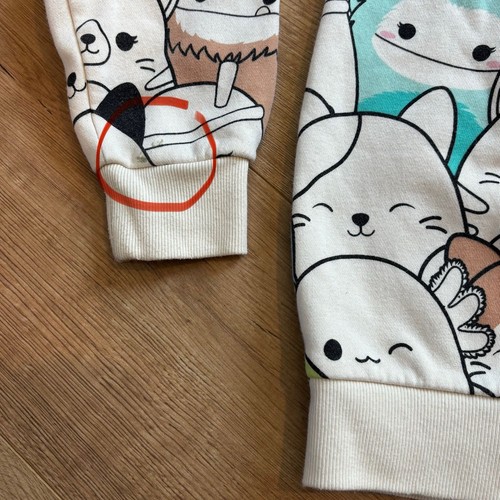 H&M x Original Squishmallows Half Zip Sweatshirt & Sweatpants Set Kid Size 6x/7 - Picture 5 of 13