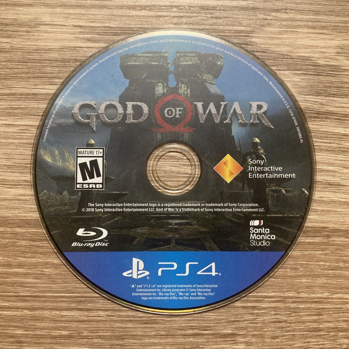 GOD of WAR 2018 Playstation 4 PS4 Game Disc Only! | eBay