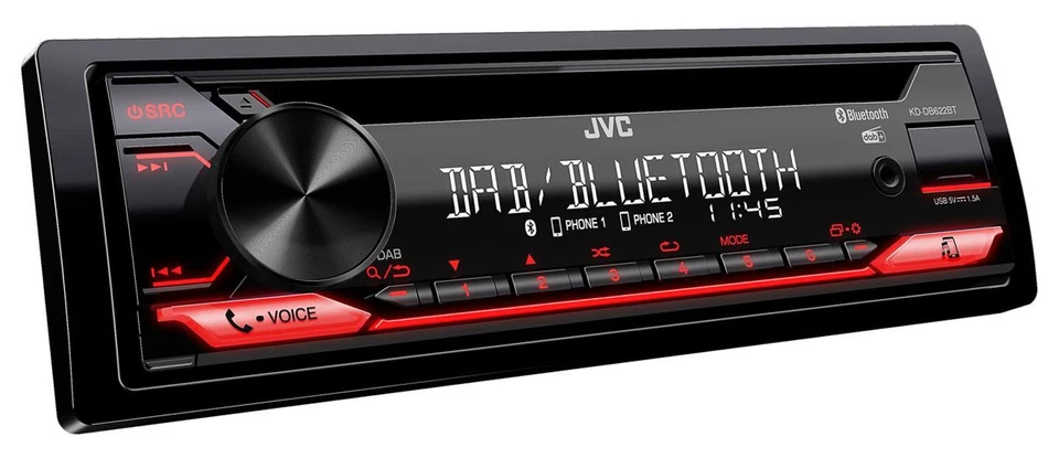 JVC CD DAB USB Bluetooth MP3 Autoradio für Mercedes B-Klasse W245 A-Klasse W176 - Bild 4 von 4