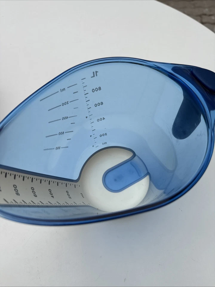 Tupperware Combi Plus Messgenau Messbecher 1l blau - Bild 2 von 2