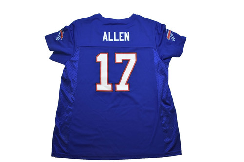 NFL Team Apparel Womens Buffalo Bills Josh Allen #17 Football Jersey New Large