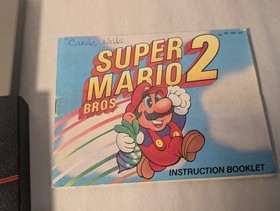 NES CIB Super Mario Bros 2 Nintendo NES First Print Variant Complete Box Manual