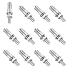 12Pcs M8 x 50mm Expansion Screw Bolts Sleeve Anchoring for Concrete Silver
