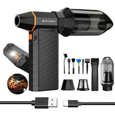 2-in-1 Magnetic Compressed Air Duster with LED Light - Blower  Suction Tool