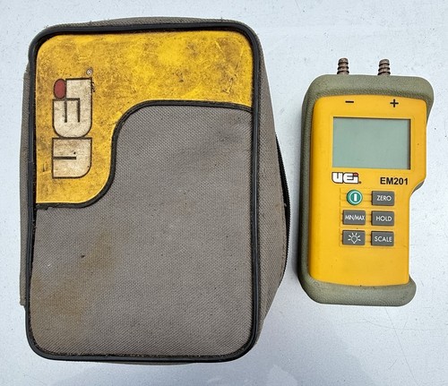 UEI TEST INSTRUMENTS Digital Manometer EM201 HVAC Air Conditioning Pressure