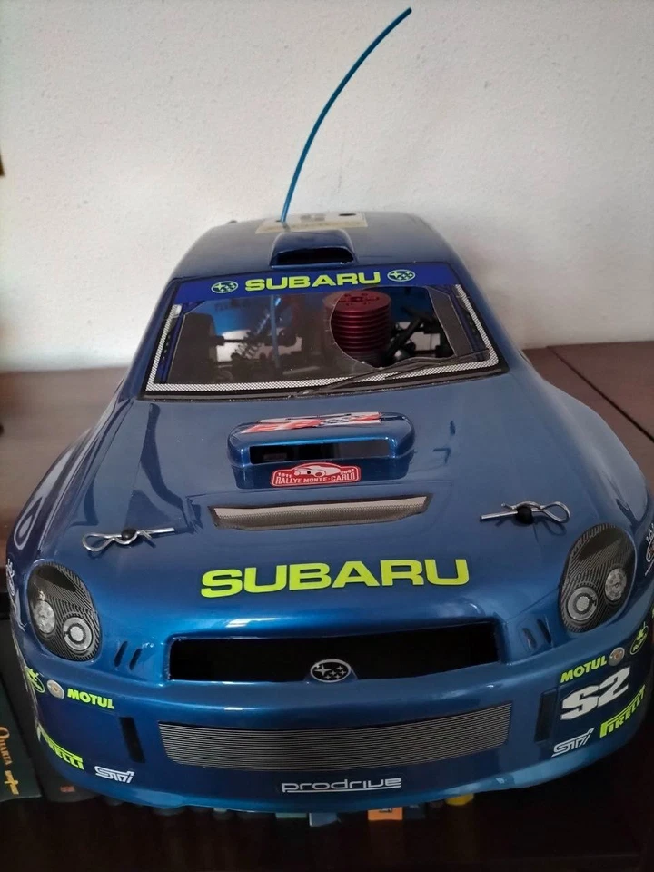 Thunder Tiger  EB-4 Car  Subaru Impreza Vintage 2006 no Kyosho Serpent Traxxas - Immagine 3 di 4