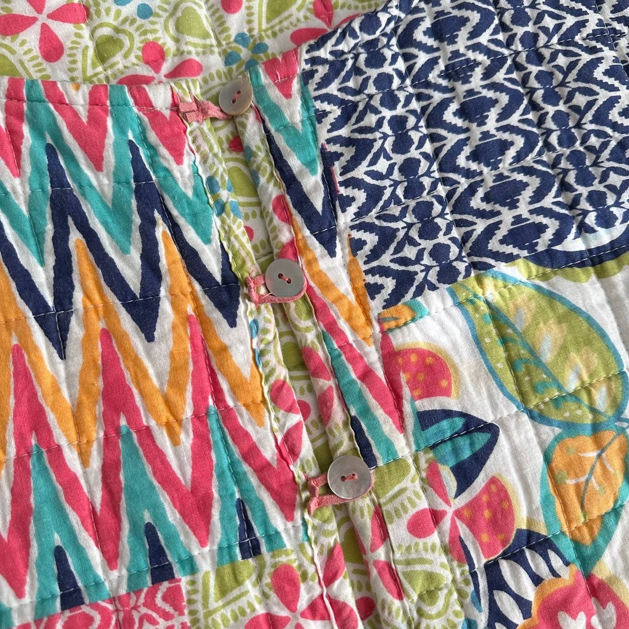 Handmade Patchwork Quilted Cotton Jacket Women's … - image 7