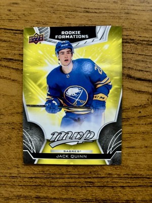 2022/23 NHL MVP Hockey Rookie Formations Jack Quinn Sabres 
