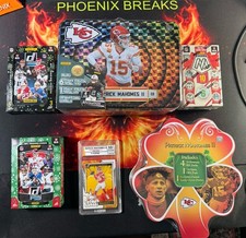 Mega Star Collector Bundle- Patrick Mahomes Collector Tin & 10 Gem Mint Chiefs