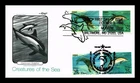 DR JIM STAMPS US COVER CREATURES OF THE SEA FDC JOINT ISSUE COMBO DUAL CANCEL