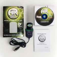 Action Replay Xbox AR Memory Card with USB Dongle Disc Box Original Xbox Unit