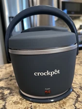 Mini Crock Pot Food Warmer 20 Oz Blue  Brand New Without Box