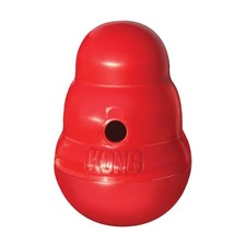 KONG Wobbler - Interactive Dog Toy for Treat Small (Pack of 1), Red 