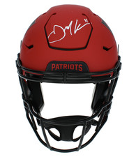 Julian Edelman Autographed New England Patriots 'RAVE' Speedflex Helmet JSA