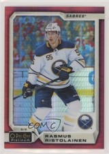 2018-19 O-Pee-Chee Platinum Red Prism 10/199 Rasmus Ristolainen #64 1tr