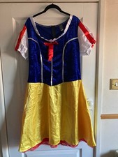 Ladies Snow White Fancy Dress Outfit - Fever - 2XL - VGC