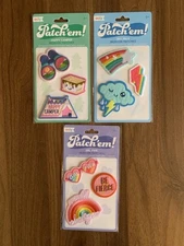 Ooly Patch'em 3 Sets Grl Power Sky Pals Happy Camper Iron-on New