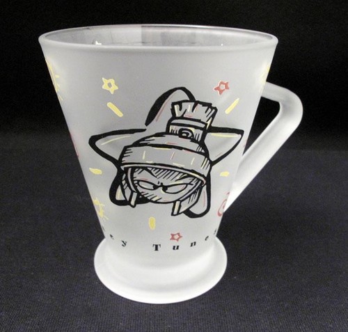 MONKEYS OF MELBOURNE GLASS MUG CAFFE LOONEY TUNES MARVIN THE MARTIAN WARNER BROS - Picture 1 of 7