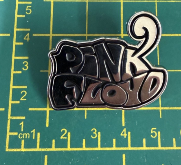 Pink Floyd Swirl Logo Very High Quality Metal Badge Officially Licensed