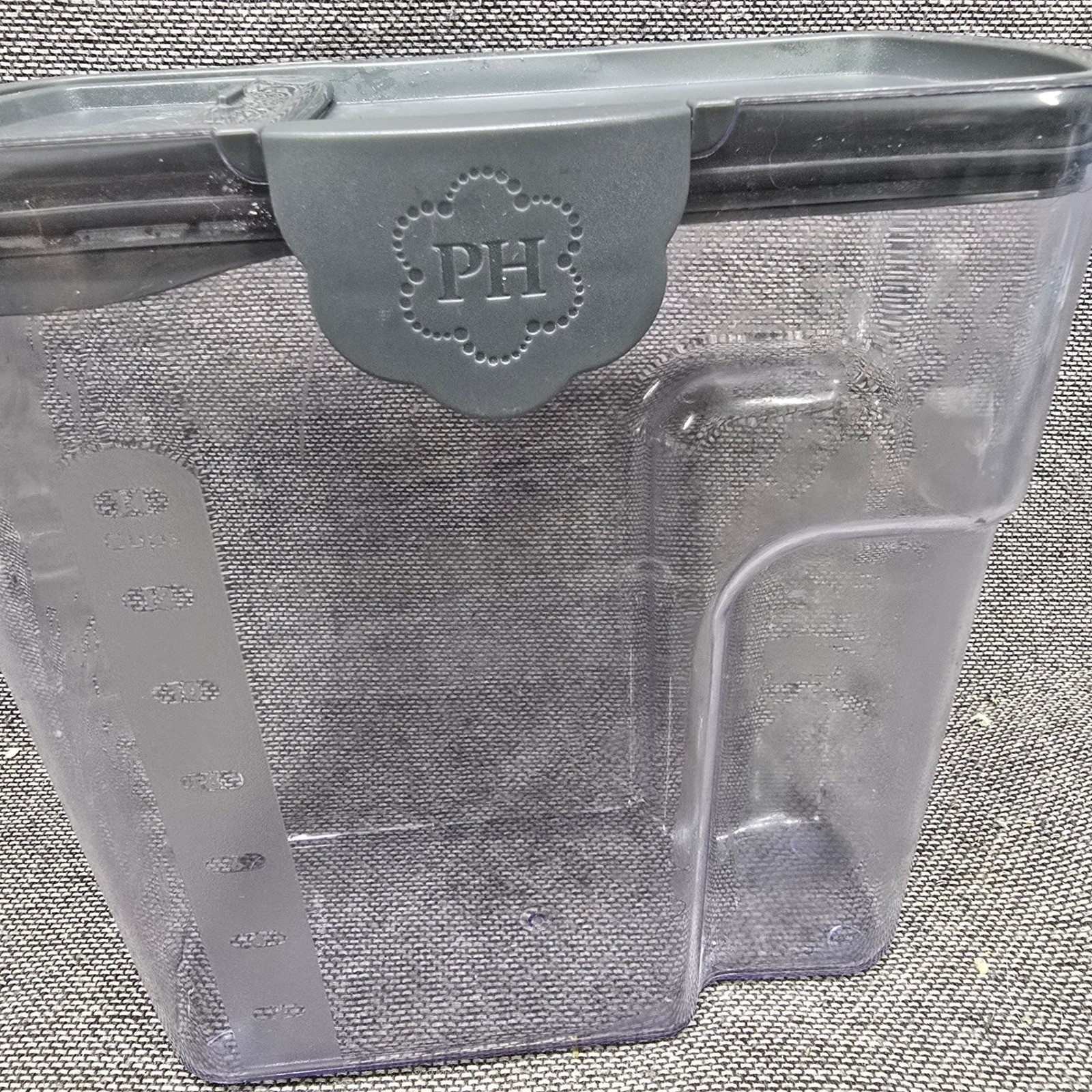 Princess House Specialty Pantry 14-Cup Airtight Cereal Storage Container - Gray