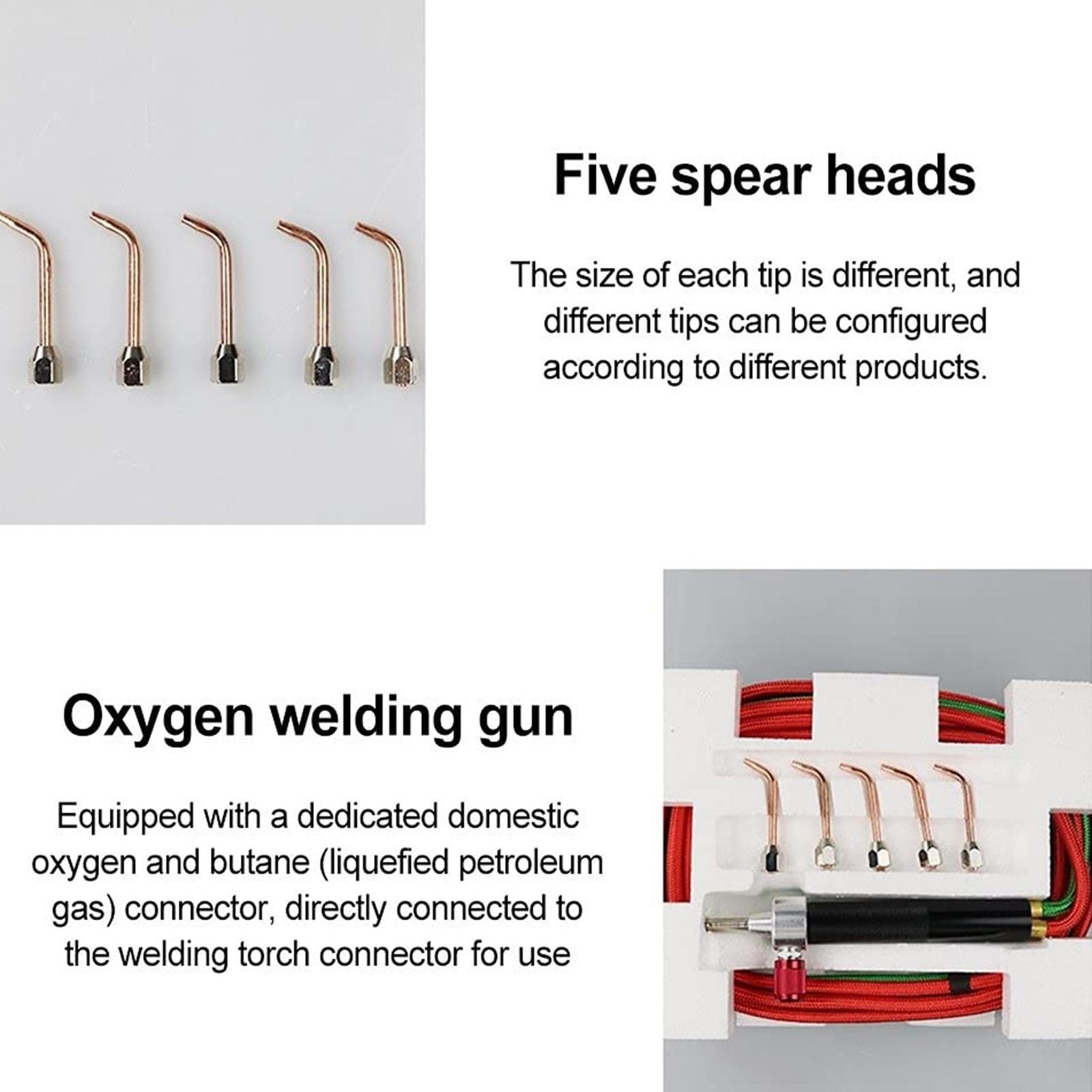 Jewelry Jewelers Liquefied Gas Little Torch Welding Soldering Kit WIth 5Pcs Tips