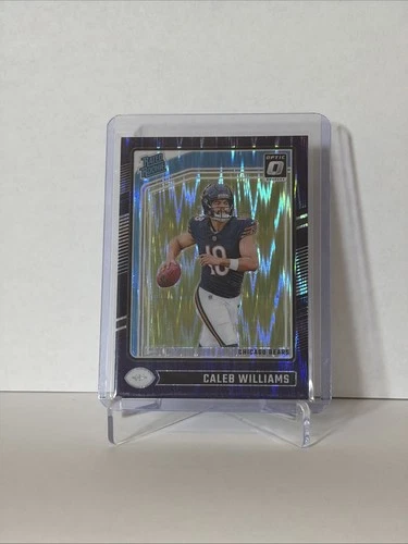 2024 Panini Donruss Optic - Rated Rookie Caleb Williams #201 Purple Shock Prizm