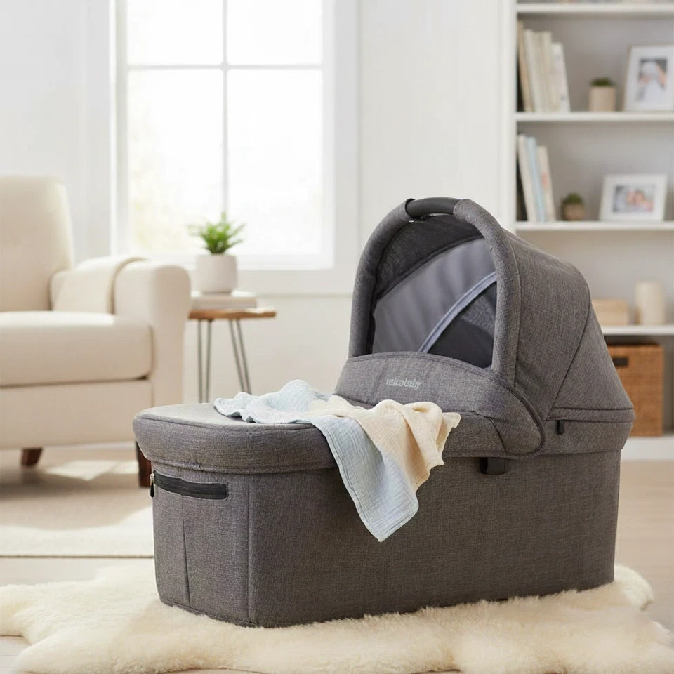 Valco Baby Snap Duo Bassinet VAL-N0080 Charcoal Carrycot for Stroller - Image 2 of 2