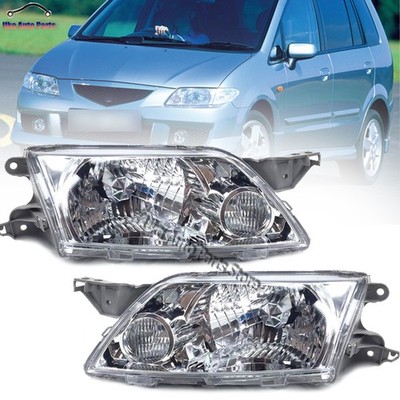 1 Pair Headlight Housing For Mazda Premacy 2003-2008 Front Headlamp Without Bulb