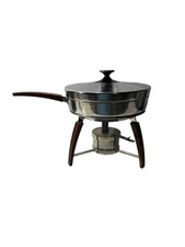 VINTAGE VOLLRATH GOURMET SET, CIRCA 21, 5-PIECE~ FONDUE