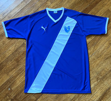 Vtg Puma Guatemala Soccer Jersey Mens XL Blue Futbol Shirt Camiseta Made USA