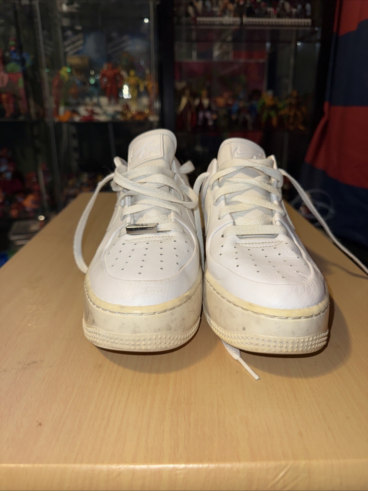 Size 9 Air Force  Uptown Triple White Y2k