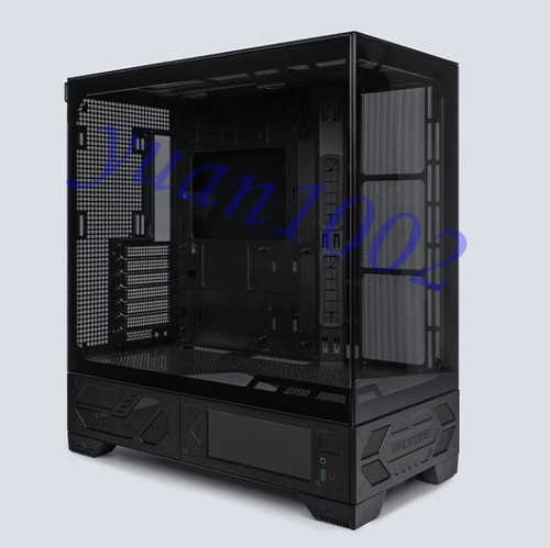 NEW VALKYRIE VK03 BLACK 6.2-inch touch screen ATX,360 Gaming computer case