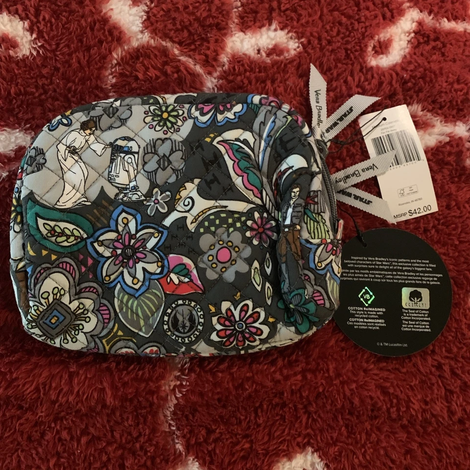 Vera Bradley Star Wars Medium Cosmetic Bag Far Far Away New with tags RARE Exact - Image 2 of 4