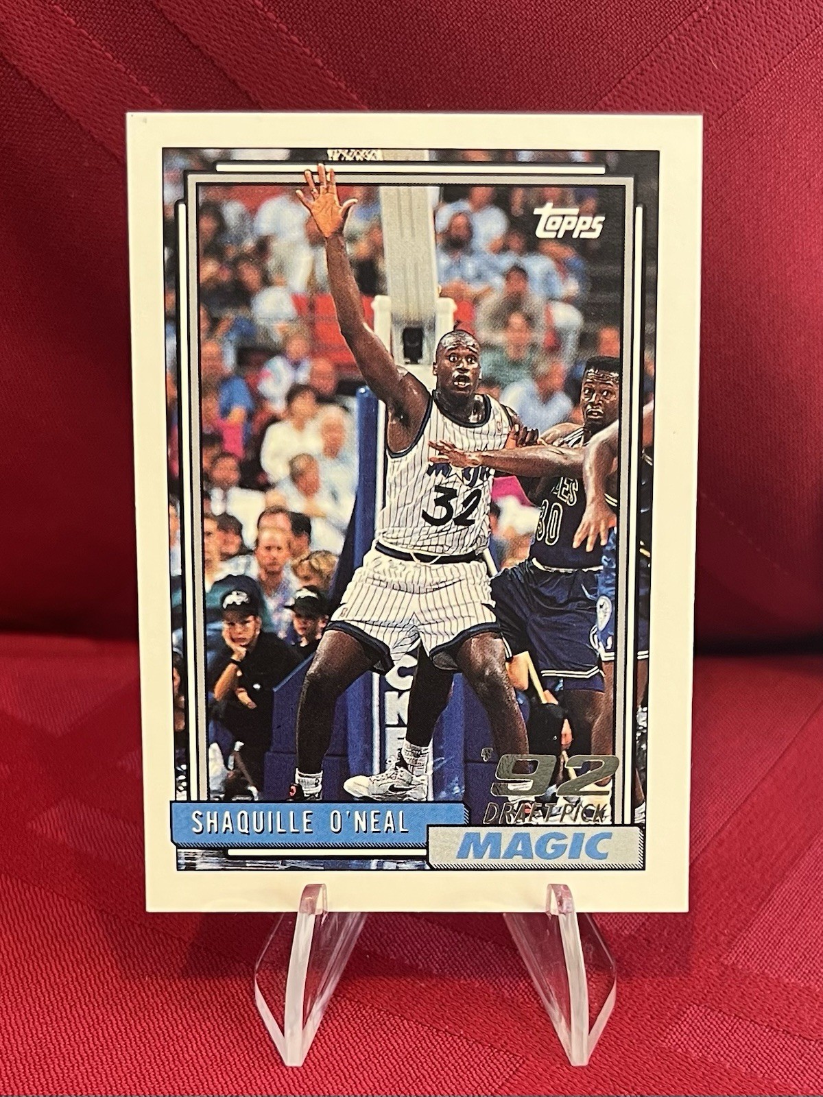 1992 TOPPS SHAQUILLE O'NEAL DRAFT PICK ROOKIE CARD #362