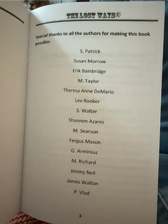 The Lost Ways Must Book (Hard Cover Edition)