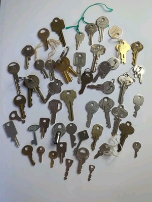 Vintage Lot 50 Random Keys Master Stanley Yale ILCO Chrysler Reese Eagle