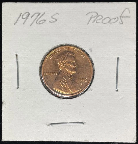 1976 S Lincoln Cent - Proof - Original Red