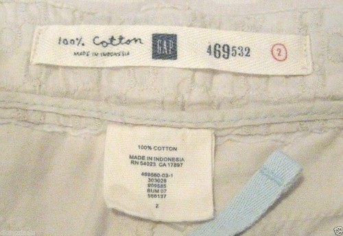 Gap Women's Shorts Size 2 Ivory - Picture 8 of 8