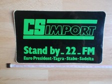 Autocollant CS IMPORT - CB EURO PRESIDENT- TAGRA - STABO - SADELTA