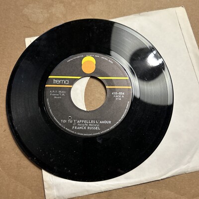 FRANCK Russell Toi Tu Appelles L'amour/Say Your Name Is Lady Love TREMA 45