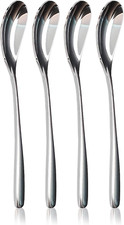 Egg Spoons for Soft Boiled Eggs | 18/10 Stainless Steel | 5.5 Inches | Set of 4