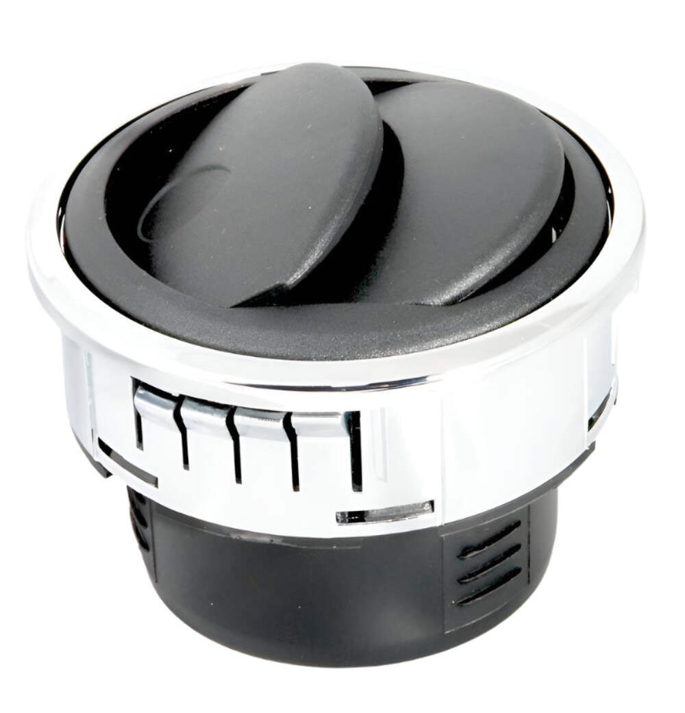 84mm Chrome Bezel Rocking Vane Dash Vent