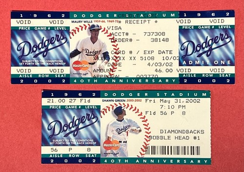 2002 Paul Lo Duca Los Angeles Dodgers Bobblehead SGA W/ Stadium Ticket 5-31-2002 - Picture 3 of 6