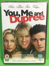 You, Me And Dupree (DVD 2010) Owen Wilson, Kate Hudson, Matt Dillon NEW & SEALED