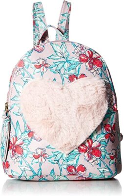 T-Shirt & Jeans Flower Crown Heart Backpack Blush One Size