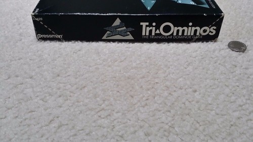 Tri-Ominos, The Triangular Dominoe Game, 1985, Pressman Toy Corporation, DE COLECCIÓN - Imagen 5 de 10