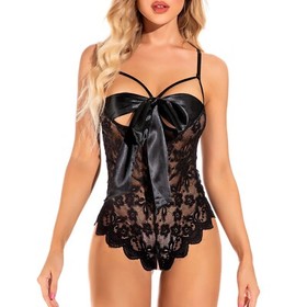 Women's Sexy-Lingerie Babydoll Sleepwear Underwear Lace Dress G-String Nightwear