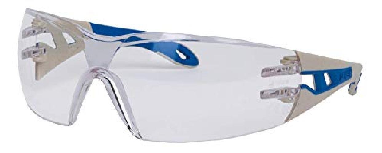 Uvex Pheos Laboratory Work Goggles - Resistente ai graffi e alla nebbia - Chiaro